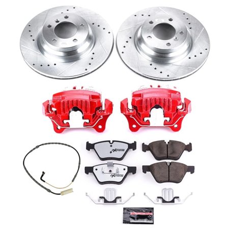 Power Stop 2006 BMW 330xi Front Z26 Street Warrior Brake Kit w/Calipers