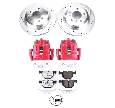 Power Stop 2006 BMW 325xi Rear Z26 Street Warrior Brake Kit w/Calipers