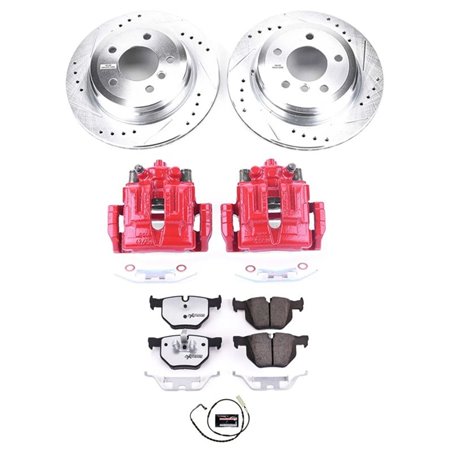 Power Stop 2006 BMW 325xi Rear Z26 Street Warrior Brake Kit w/Calipers