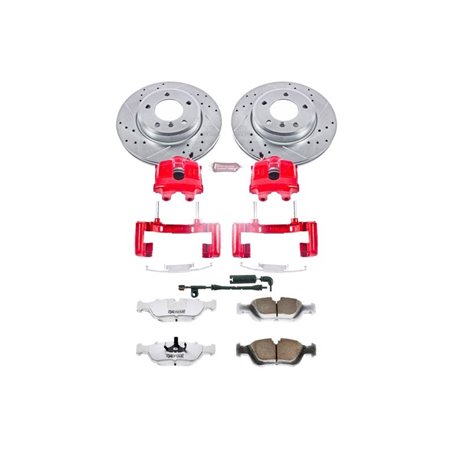 Power Stop 2000 BMW 323i Front Z26 Street Warrior Brake Kit w/Calipers