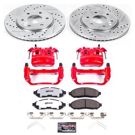 Power Stop 05-18 Nissan Frontier Front Z36 Truck & Tow Brake Kit w/Calipers