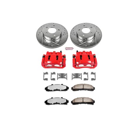 Power Stop 95-01 Ford Explorer Front Z36 Truck & Tow Brake Kit w/Calipers