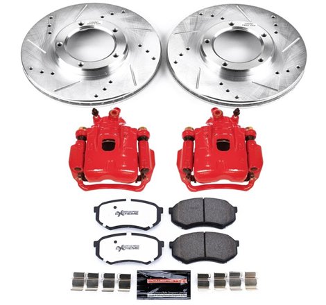 Power Stop 95-04 Toyota Tacoma Front Z36 Truck & Tow Brake Kit w/Calipers