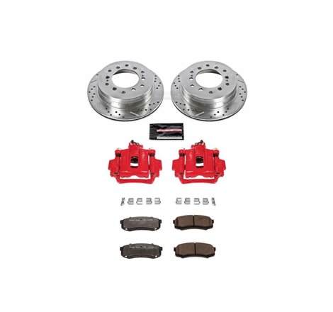 Power Stop 03-09 Toyota 4Runner Rear Z36 Truck & Tow Brake Kit w/Calipers