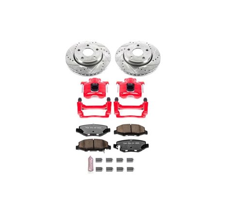 Power Stop 07-17 Jeep Wrangler Front Z36 Truck & Tow Brake Kit w/Calipers