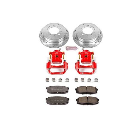 Power Stop 08-19 Toyota Sequoia Rear Z36 Truck & Tow Brake Kit w/Calipers