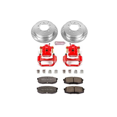 Power Stop 08-19 Toyota Sequoia Rear Z36 Truck & Tow Brake Kit w/Calipers