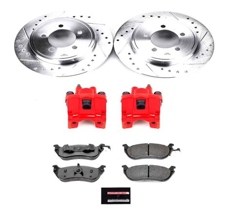 Power Stop 02-05 Ford Explorer Rear Z36 Truck & Tow Brake Kit w/Calipers