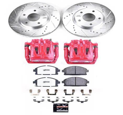 Power Stop 04-09 Nissan Quest Front Z36 Truck & Tow Brake Kit w/Calipers