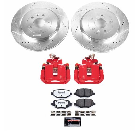 Power Stop 13-19 Ford Explorer Rear Z36 Truck & Tow Brake Kit w/Calipers