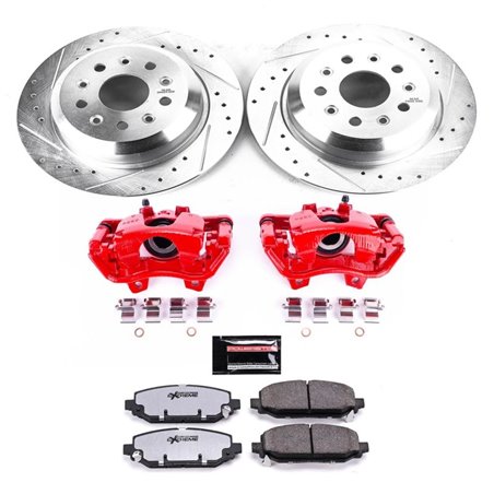 Power Stop 18-19 Jeep Wrangler Rear Z36 Truck & Tow Brake Kit w/Calipers