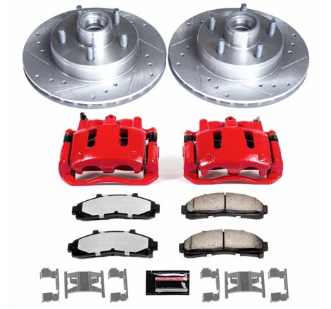 Power Stop 97-95 Ford Ranger Front Z36 Truck & Tow Brake Kit w/Calipers