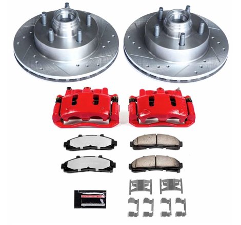 Power Stop 98-02 Ford Ranger Front Z36 Truck & Tow Brake Kit w/Calipers