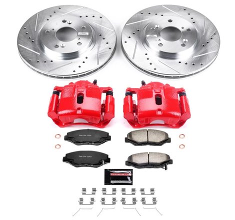 Power Stop 03-08 Honda Pilot Front Z36 Truck & Tow Brake Kit w/Calipers