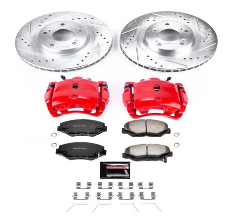 Power Stop 12-15 Honda Civic Front Z36 Truck & Tow Brake Kit w/Calipers