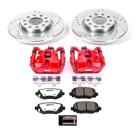 Power Stop 15-17 Chrysler 200 Rear Z36 Truck & Tow Brake Kit w/Calipers