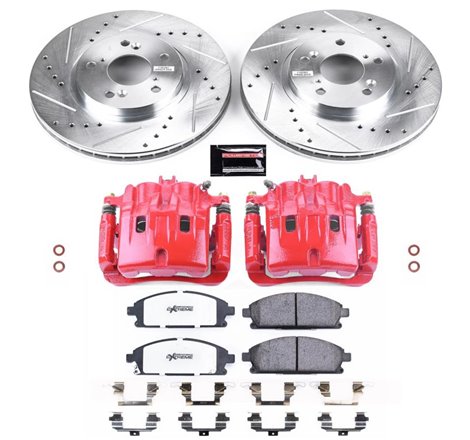 Power Stop 03-06 Acura MDX Front Z36 Truck & Tow Brake Kit w/Calipers