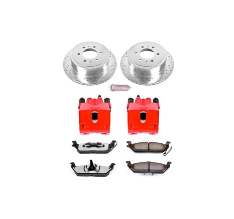 Power Stop 04-11 Ford F-150 Rear Z36 Truck & Tow Brake Kit w/Calipers