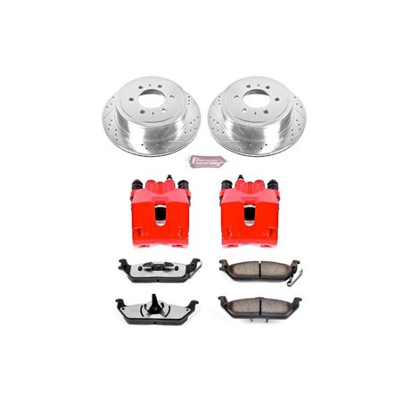 Power Stop 04-11 Ford F-150 Rear Z36 Truck & Tow Brake Kit w/Calipers