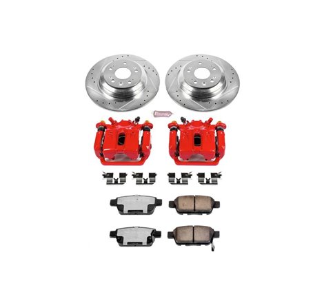 Power Stop 09-14 Acura TL Rear Z36 Truck & Tow Brake Kit w/Calipers