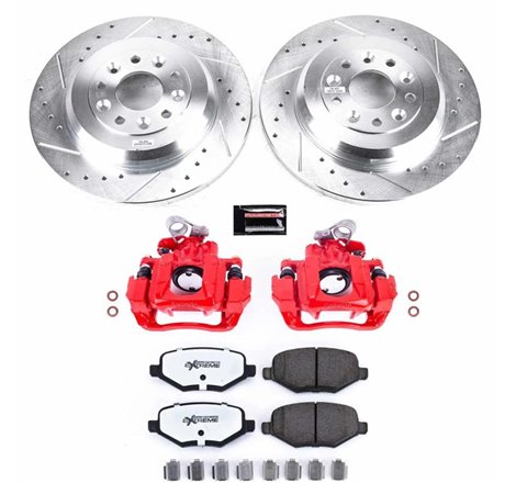 Power Stop 2009 Ford Flex Rear Z36 Truck & Tow Brake Kit w/Calipers