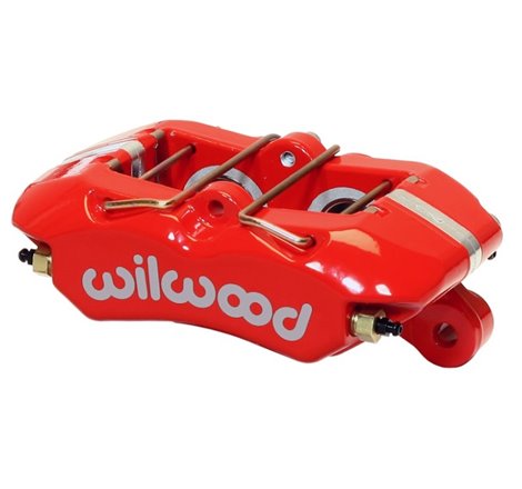 Wilwood Caliper-Forged Dynapro 4 5.25in Mount-Red-Universal 1.38/1.38in Pistons .81in Disc