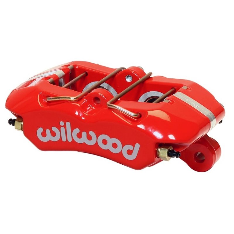 Wilwood Caliper-Forged Dynapro 4 5.25in Mount-Red-Universal 1.38/1.38in Pistons .81in Disc