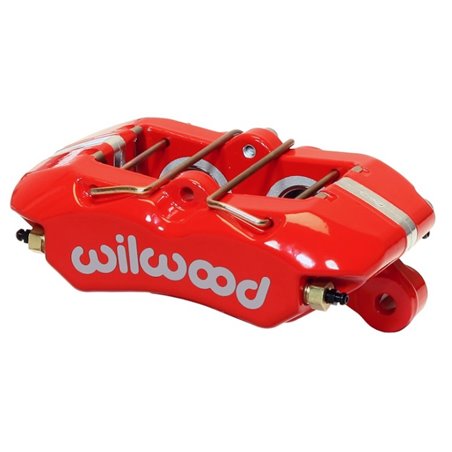 Wilwood Caliper-Forged Dynapro 4 5.25in Mount-Red-Universal 1.38/1.38in Pistons .81in Disc