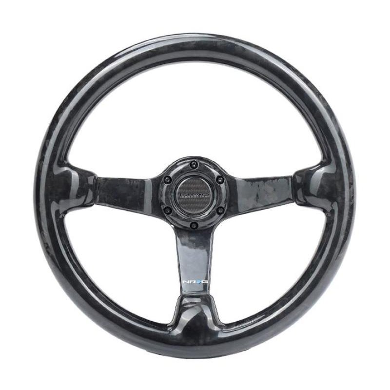 NRG Forged Carbon Fiber Steering Wheel (350mm / 3in. Deep)