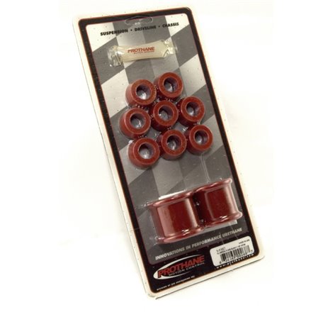 Rugged Ridge Front Swaybar Bushing Kit Red 1-1/8-Ines 87-95 Jeep Wrangler YJ