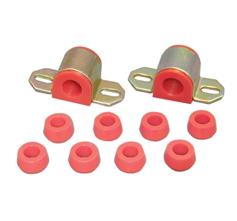 Rugged Ridge Front Swaybar Bushing Kit Red 7/8-In 76-86 Jeep CJ