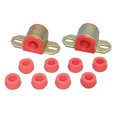 Rugged Ridge Front Swaybar Bushing Kit Red 7/8-In 76-86 Jeep CJ