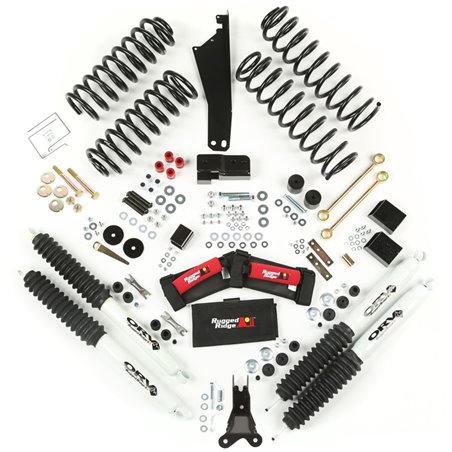 Rugged Ridge 2.5in Lift Kit with Shocks 07-18 Jeep Wrangler JK