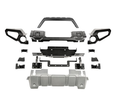 Rugged Ridge Venator Front Bumper W/Overrider & Winch Tray JL