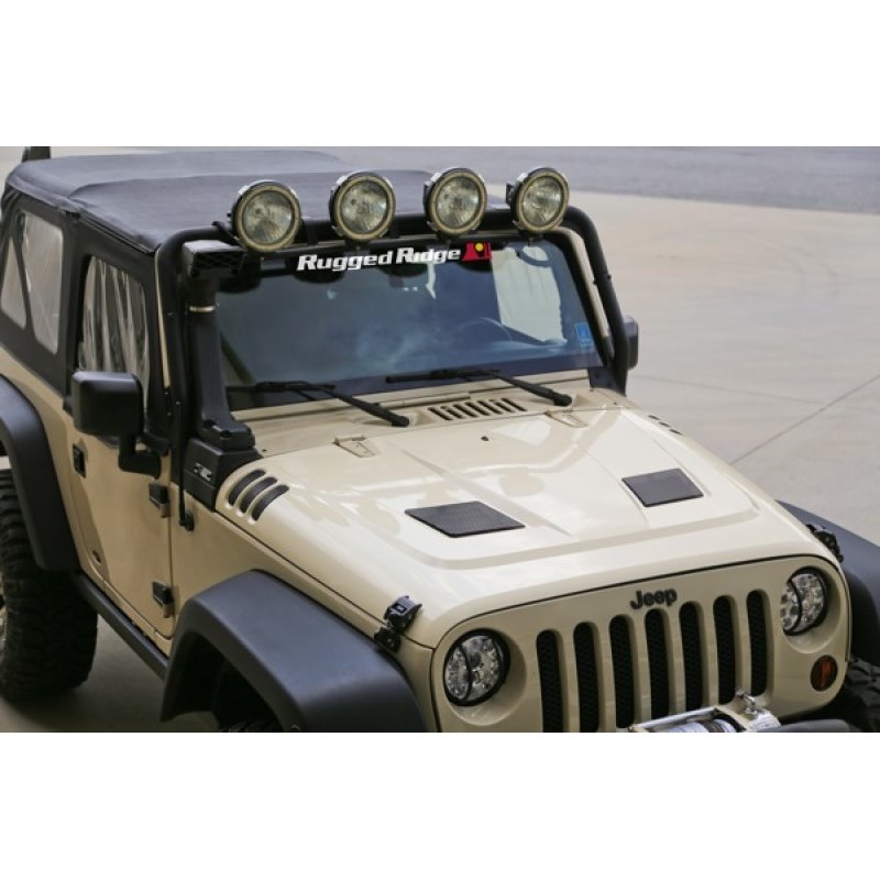 Rugged Ridge Performance Vented Hood 07-18 Jeep Wrangler JK