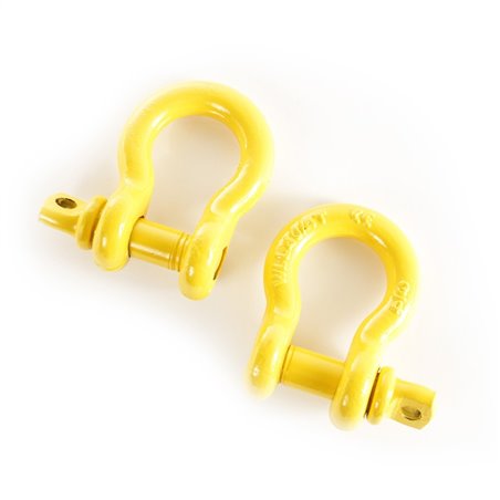 Rugged Ridge Yellow 3/4in D-Rings