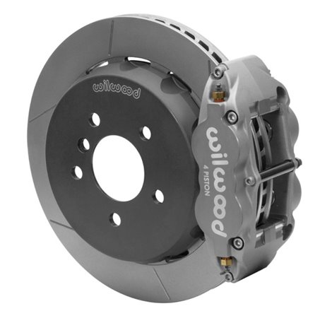 Wilwood 95-99 E36 M3 BMW Forged Narrow Superlite 4R Rear Big Brake - Gray