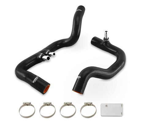 Mishimoto 2018+ Jeep Wrangler JL / Gladiator JT 3.6L AT Black Silicone Radiator Coolant Hose Kit