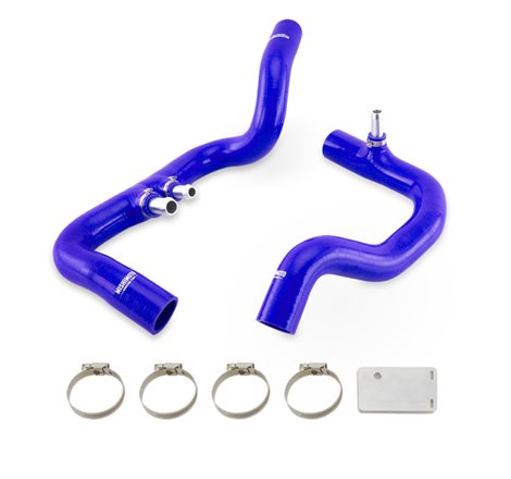 Mishimoto 2018+ Jeep Wrangler JL / Gladiator JT 3.6L AT Blue Silicone Radiator Coolant Hose Kit