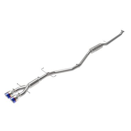 aFe Takeda 2.5in 304 SS Cat-Back Exhaust System w/ Blue Tips 17-20 Honda Civic Si Sedan I4 1.5L