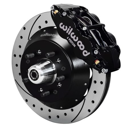 Wilwood Narrow Superlite 6R Dust-Seal Big Brake Front Brake Kit 14in. Drilled w/ Wilwood Pro Spindle