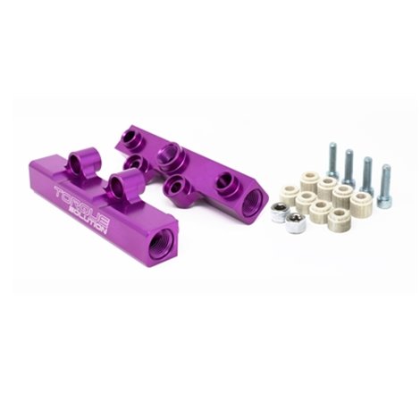 Torque Solution Top Feed Fuel Rails: 02-14 Subaru WRX / 07-18 STI - Purple