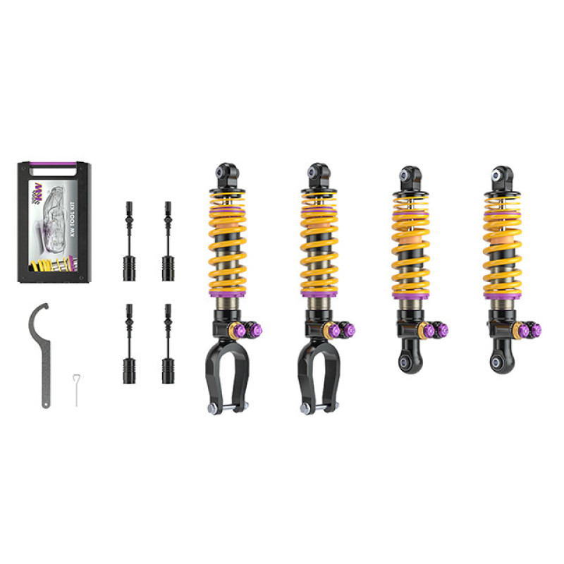 KW Coilover Kit V5 2014+ Lamborghini Huracan (Incl Spyder) w/ NoseLift / w/o Elec. Dampers