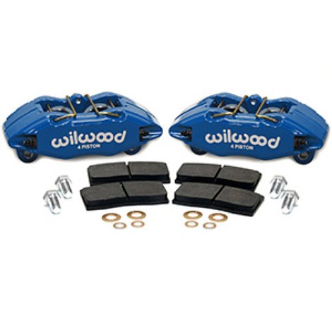 Wilwood DPHA Front Caliper & Pad Kit Blue Honda / Acura w/ 262mm OE Rotor