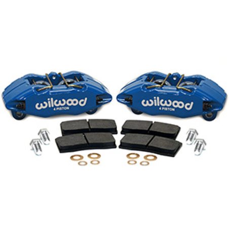 Wilwood DPHA Front Caliper & Pad Kit Blue Honda / Acura w/ 262mm OE Rotor