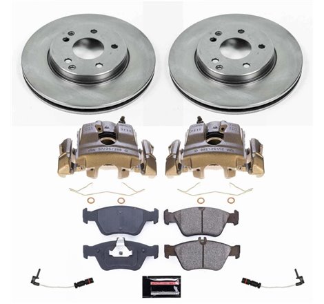 Power Stop 99-00 Mercedes-Benz C230 Front Autospecialty Kit w/Calipers