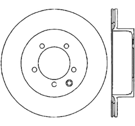 StopTech Power Slot 03-05 350Z / 03-04 G35 / 03-05 G35X CRYO Slotted Rear Left Rotor