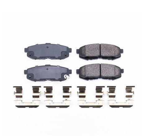 Power Stop 04-06 Mazda MPV Rear Z17 Evolution Ceramic Brake Pads w/Hardware