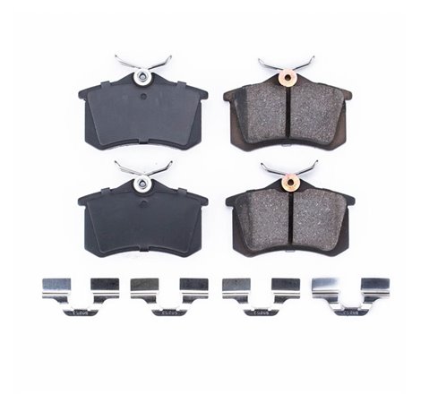 Power Stop 03-04 Audi A4 Rear Z17 Evolution Ceramic Brake Pads w/Hardware