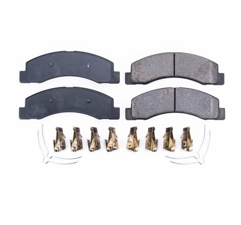 Power Stop 00-05 Ford Excursion Front Z17 Evolution Ceramic Brake Pads w/Hardware